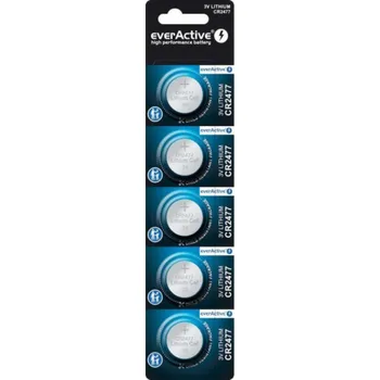 Článková baterie EverActive Mini CR2477 lithiové baterie blistr 5 ks.