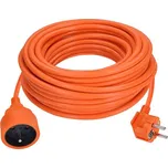 Solight Prodlužovací přívod, 1 zásuvka, 20m, 3 x 1,5mm2, oranžová, PS07