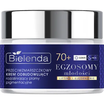 Pleťový krém Bielenda Egzosomy protivráskový regenerační krém na obličej 70+ 50 ml