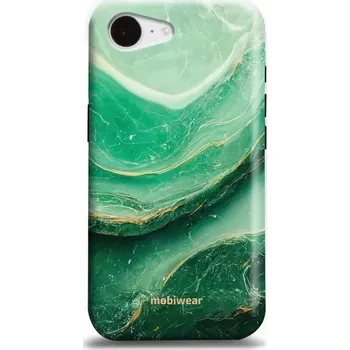 Pouzdro na mobilní telefon Odolný obal Mobiwear Elite Pro - Apple iPhone 16e - EP38E Zelený mramor (Odolné pouzdro, obal kryt Mobiwear Elite Pro - maximální ochrana mobilu Apple iPhone 16e, zesílené hrany, přesné výřezy, pohodlné držení, odolná grafika, kvalitní materiály)