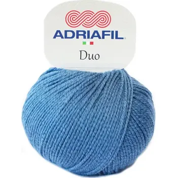 Příze Adriafil Duo 82 Modrá (Celoroční příze Duo Comfort modrá)