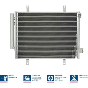 Výparník klimatizace Kondenzátor, klimatizace NISSENS 940747