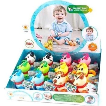 plyšák Pies nakręcany MIX