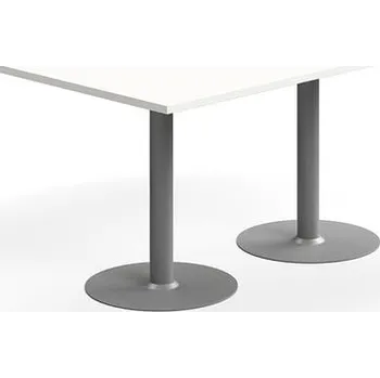 Jídelní stůl Stůl VERTICUS, 1400x800x720 mm, bílá/stříbrná