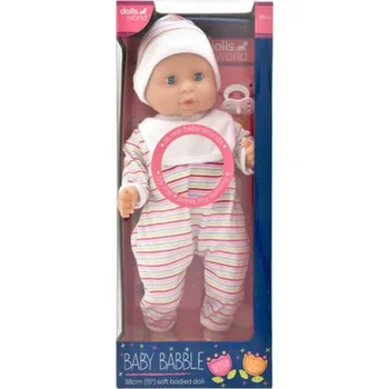 Panenka Dolls World DOLLS WORLD PANENKA BABY BABBLE 38 CM