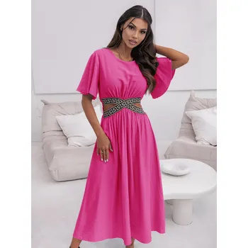 Dámské šaty Dlouhé šaty KLEIN růžové Velikost: UNI: S - L