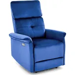 Halmar polohovací křeslo SEMIR, barva: tmavě modrá