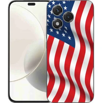 Vlajka Gelový kryt mmCase na Honor 400 Lite - USA vlajka