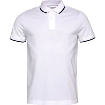 Pánské polo triko Lotto POLO SANREMO XXL Bílá, Černá