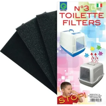 Filtr náhradní do WC (3 ks)