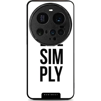 Pouzdro na mobilní telefon Lesklý kryt Mobiwear Glossy - Xiaomi 15 Ultra - G070G Live simply (Prémiové lesklé pouzdro, obal, kryt Mobiwear Glossy na mobil Xiaomi 15 Ultra - G070G Live simply, materiál Plast + TPU silikon - krytí po všech stranách, neošoupatelný potisk, tenké)