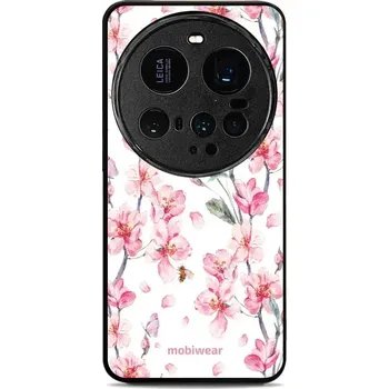 Pouzdro na mobilní telefon Lesklý kryt Mobiwear Glossy - Xiaomi 15 Ultra - G033G - Růžové květy (Prémiové lesklé pouzdro, obal, kryt Mobiwear Glossy na mobil Xiaomi 15 Ultra - G033G - Růžové květy, materiál Plast + TPU silikon - krytí po všech stranách, neošoupatelný potisk, tenké)