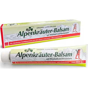 Masážní přípravek Alpenkrém s vinným listem a kaštanem originál