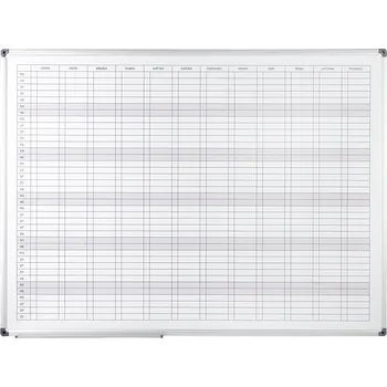 Arta Roční plánovací tabule 90 x 120 cm s českým potiskem