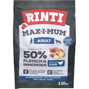 Krmivo pro psa 1kg RINTI Max-i-Mum Adult Chicken granule pro psy