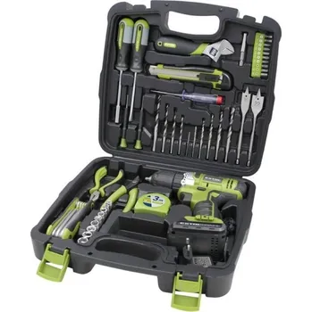 Sada nářadí Sada nářadí 46 dílů s aku šroubovákem 12V, Extol Craft