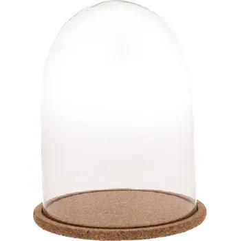 Výtvarná sada Skleněný poklop s korkovým podnosem 23cm