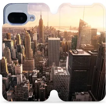 Pouzdro na mobilní telefon Flipové pouzdro Mobiwear - Google Pixel 9A - M138P New York (Knížkové flip pouzdro, obal, kryt na mobil Google Pixel 9A - M138P New York, materiál Umělá kůže + TPU - ochrana 360°, stojánek, silikonová vanička, magnetické zavírání)