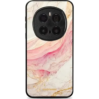 Pouzdro na mobilní telefon Lesklý kryt Mobiwear Glossy - Honor Magic7 Pro 5G - G027G - Růžový a zlatavý mramor (Prémiové lesklé pouzdro, obal, kryt Mobiwear Glossy na mobil Honor Magic7 Pro 5G - G027G - Růžový a zlatavý mramor, materiál Plast + TPU silikon - krytí po všech stranách