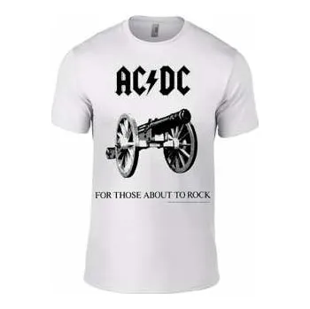 Merch AC/DC: For Those About To Rock (white) XL 2025