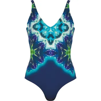 Dámské plavky Dámské jednodílné plavky Naturana 73408 tmavě modré Barva: tmavě modrá, Velikost: 95C