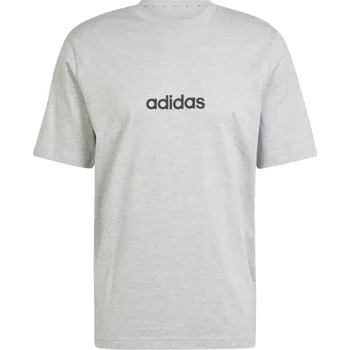 Pánské tričko adidas ESSENTIALS LINEAR TEE 2XL Šedá, Černá