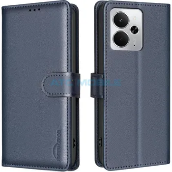 Pouzdro na mobilní telefon Pouzdro Shield4U Realme 14 5G Litchi RFID blokace, otevírací modré a zpět 33 Kč s ATC Clubem