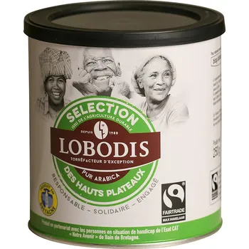 Káva Lobodis Mletá káva Výběr z vrchoviny v dóze, 250 g