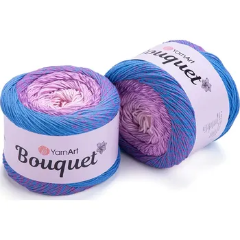 Galanterie Yarn Art Bouquet 726 růžová fialová modrá