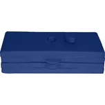 Čtyřdílná skládací podložka na masáž 200x90cm Modrá