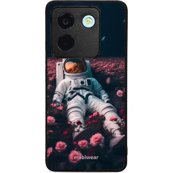 Pouzdro na mobilní telefon Lesklý kryt Mobiwear Glossy - Xiaomi POCO M7 Pro 5G - G002G Astronaut v růžích (Prémiové lesklé pouzdro, obal, kryt Mobiwear Glossy na mobil Xiaomi POCO M7 Pro 5G - G002G Astronaut v růžích, materiál Plast + TPU silikon - krytí po všech stranách,)