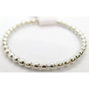 Prsten Klenoty Budín Dámský kuličkový zlatý prsten ze bílého zlata 585/1,06gr vel. 57 HK1221 (Klenoty Budín Dámský kuličkový zlatý prsten ze bílého zlata 585/1,06gr vel. 57 HK1221)