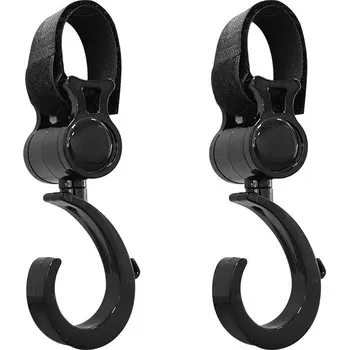 Příslušenství pro přepravu dětí Háček na kočárek pro tašky a organizéry | příslušenství, doplněk - 2 ks