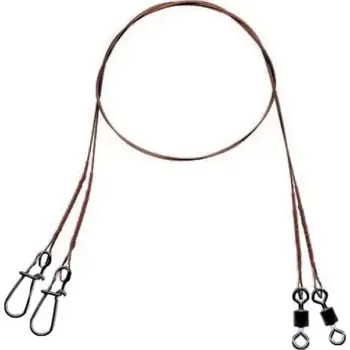 Mistrall ocelové lanko pro lov dravců 7 x 7 (15 kg) Velikost 20cm, 2ks/bal