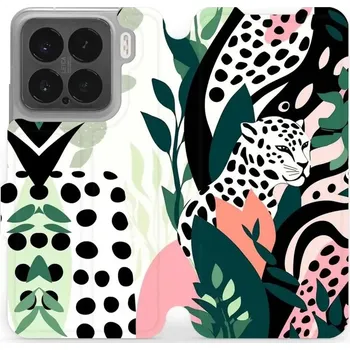 Pouzdro na mobilní telefon Flipové pouzdro Mobiwear - Xiaomi 15 - VP53S Levhart (Knížkové flip pouzdro, obal, kryt na mobil Xiaomi 15 - VP53S Levhart, materiál Umělá kůže + TPU - ochrana 360°, stojánek, silikonová vanička, magnetické zavírání)