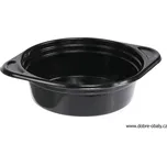 Vratná plastová miska Brunch 500 ml ČERNÁ - Vratná plastová misk