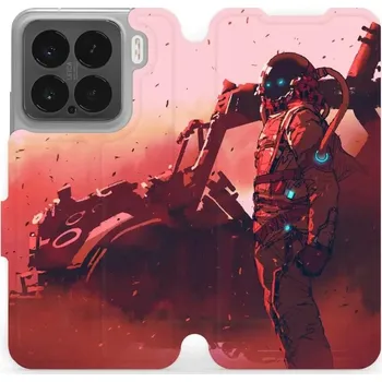 Pouzdro na mobilní telefon Flipové pouzdro Mobiwear - Xiaomi 15 - MA09S Průzkumník s červeným vozítkem (Knížkové flip pouzdro, obal, kryt na mobil Xiaomi 15 - MA09S Průzkumník s červeným vozítkem, materiál Umělá kůže + TPU - ochrana 360°, stojánek, silikonová vanička, magnetické)