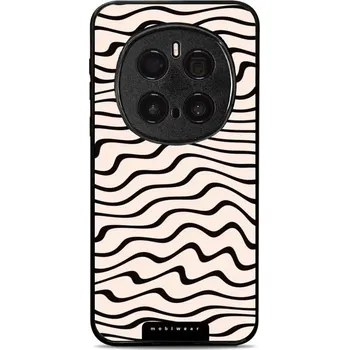 Pouzdro na mobilní telefon Lesklý kryt Mobiwear Glossy - Honor Magic7 Pro 5G - GA62G Vlnky na béžové (Prémiové lesklé pouzdro, obal, kryt Mobiwear Glossy na mobil Honor Magic7 Pro 5G - GA62G Vlnky na béžové, materiál Plast + TPU silikon - krytí po všech stranách, neošoupatelný)