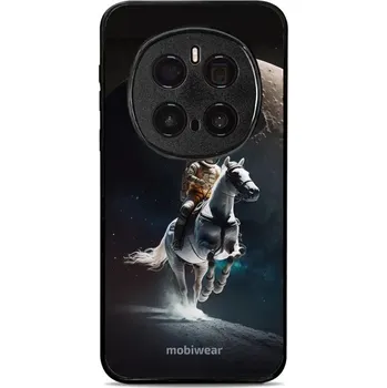 Pouzdro na mobilní telefon Lesklý kryt Mobiwear Glossy - Honor Magic7 Pro 5G - G004G Astronaut na koni (Prémiové lesklé pouzdro, obal, kryt Mobiwear Glossy na mobil Honor Magic7 Pro 5G - G004G Astronaut na koni, materiál Plast + TPU silikon - krytí po všech stranách, neošoupatelný)