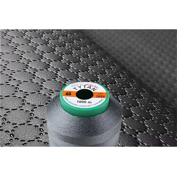 Nit Šicí nitě TYTAN 40 1000 m tm. šedá barva 2680