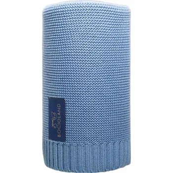 Dětská deka Bocioland Deka pro novorozence bambusová pařížská modrá Bocioland