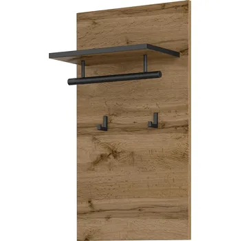 Obývací stěna MOB Crossroad H N03 (dub wotan + černá)