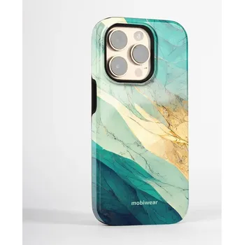 Pouzdro na mobilní telefon Odolný obal Mobiwear Elite Pro - Samsung Galaxy S25 Edge - EP37E Zlatavý a zelenkavý mramor (Odolné pouzdro, obal kryt Mobiwear Elite Pro - maximální ochrana mobilu Samsung Galaxy S25 Edge, zesílené hrany, přesné výřezy, pohodlné držení, odolná grafika,)