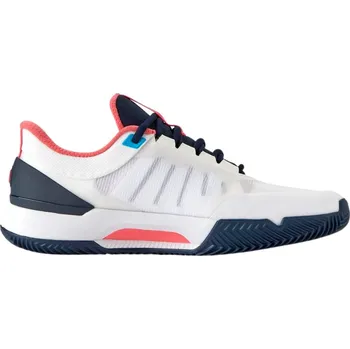 Dámská tenisová obuv Tenisová obuv Wilson Intrigue tour clay WH/Navy Velikost dámské obuvi Wilson: UK 6,5| EU 40| CM 25