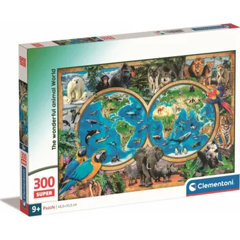 Puzzle Clementoni - Puzzle 300 Úžasný svět zvířat