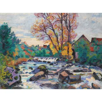 Plakát Plakát, Obraz - The Bouchardon Mill (River Landscape) - Armand Guillaumin