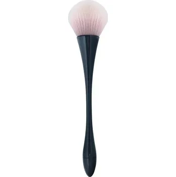 Kosmetický štětec Stylový štětec na tvářenku a pudr pro make up | štětec na líčení, make up štětec - černá - 20 cm