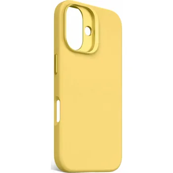 Pouzdro na mobilní telefon Decoded Silikonový kryt Antimikrobiální zadní kryt Decoded - silikonový ochranný kryt kompatibilní s MagSafe pro iPhone 16 (popcorn)