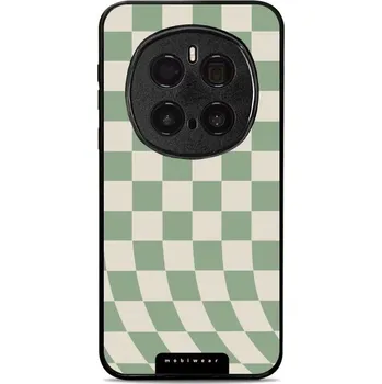 Pouzdro na mobilní telefon Lesklý kryt Mobiwear Glossy - Honor Magic7 Pro 5G - GA58G Zelená a béžová šachovnice (Prémiové lesklé pouzdro, obal, kryt Mobiwear Glossy na mobil Honor Magic7 Pro 5G - GA58G Zelená a béžová šachovnice, materiál Plast + TPU silikon - krytí po všech)