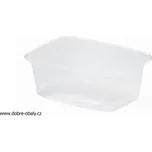 Miska plastová hranatá 200 ml čirá PP - Miska plastová hranatá 2